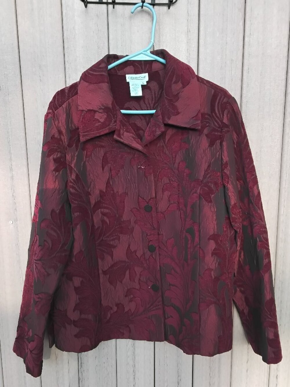 Coldwater Creek Women's Jacquard Jacket Size L #575
